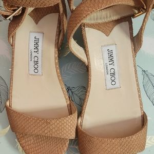 Jimmy Choo nude/tan sandle